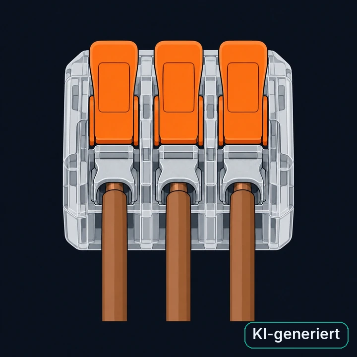 Hebel-Verbindungsklemme als Illustration