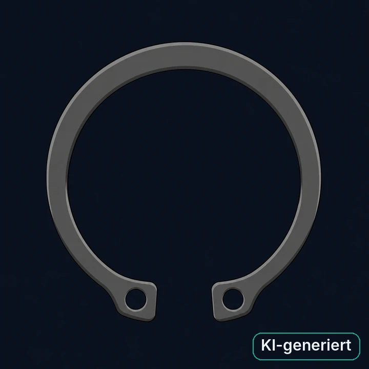 Sicherungsring für Wellen als Illustration